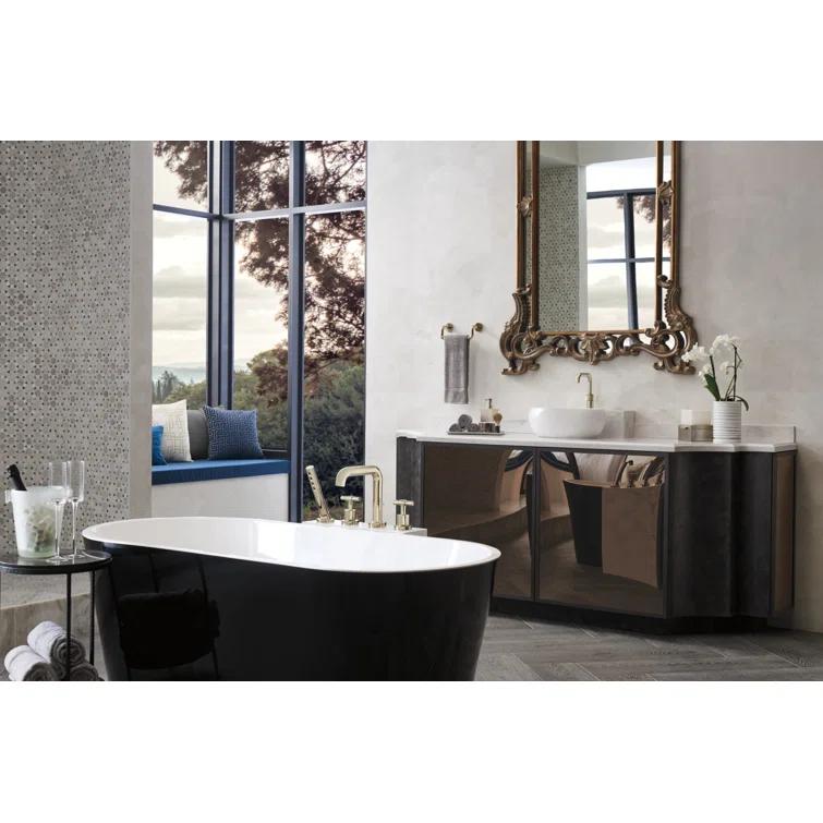 Polished Nickel Single Hole Modern Brass Faucet