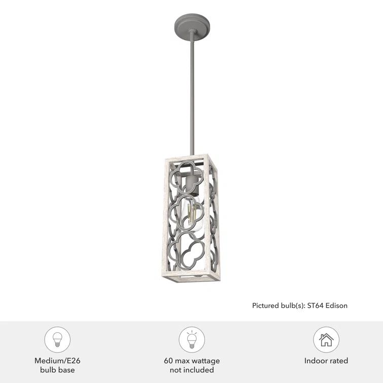 Gablecrest 1 - Light Single Rectangle Pendant