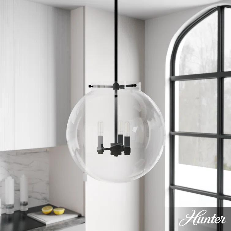 Hunter Fan Sacha 3 - Light Single Globe Pendant