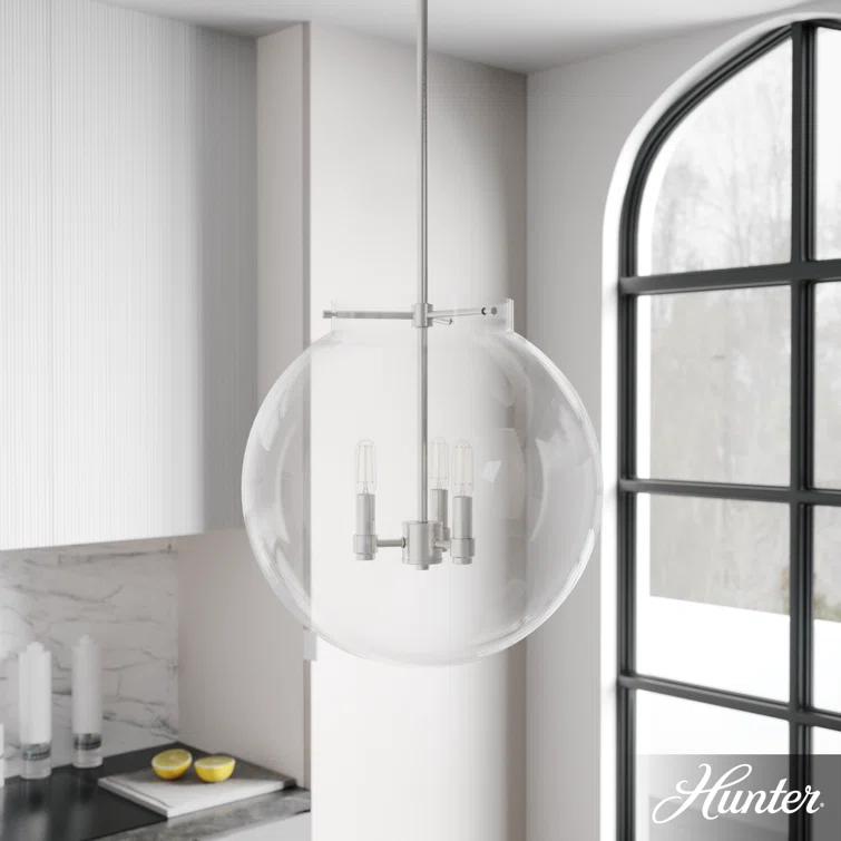 Hunter Fan Sacha 3 - Light Single Globe Pendant