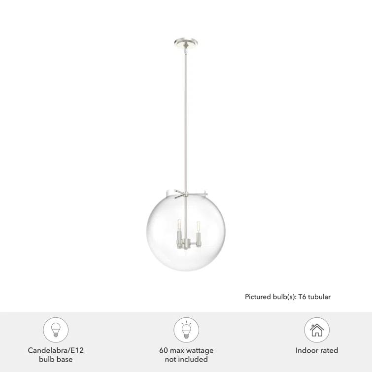 Hunter Fan Sacha 3 - Light Single Globe Pendant