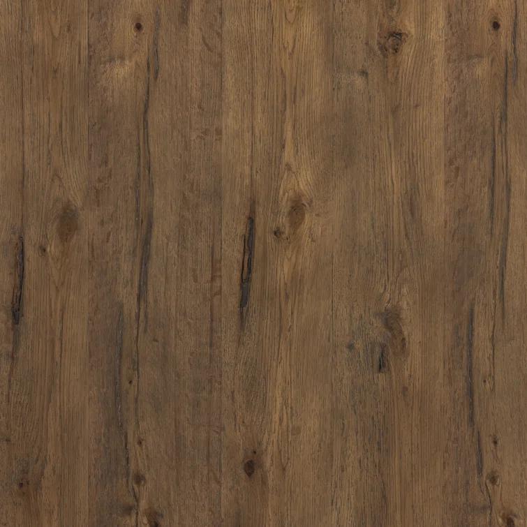 Rustic Fawn 60'' Rectangular Oak Veneer Coffee Table with Storage