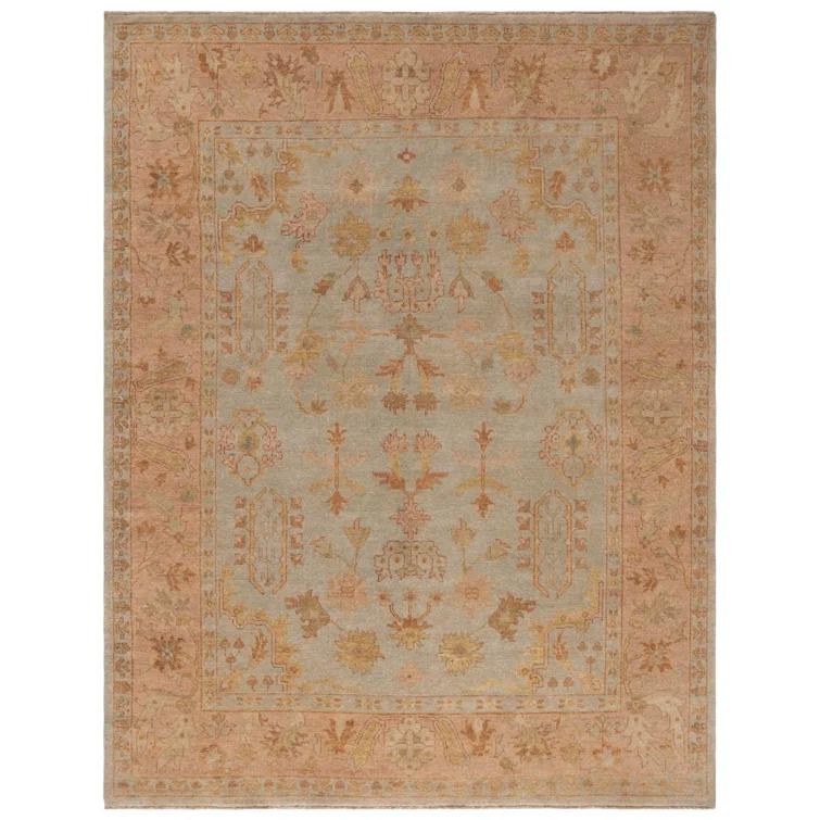Oushak Hand Knotted Wool Oriental Rug