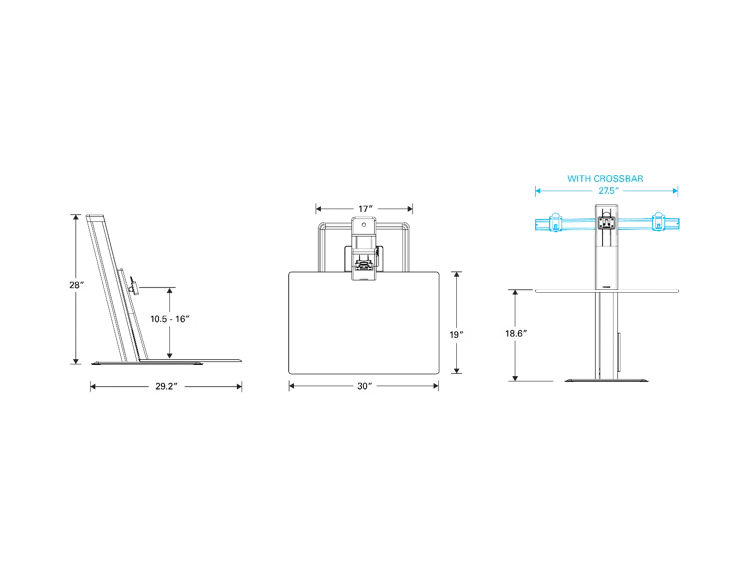 Humanscale Quickstand Eco Standing Desk Converter