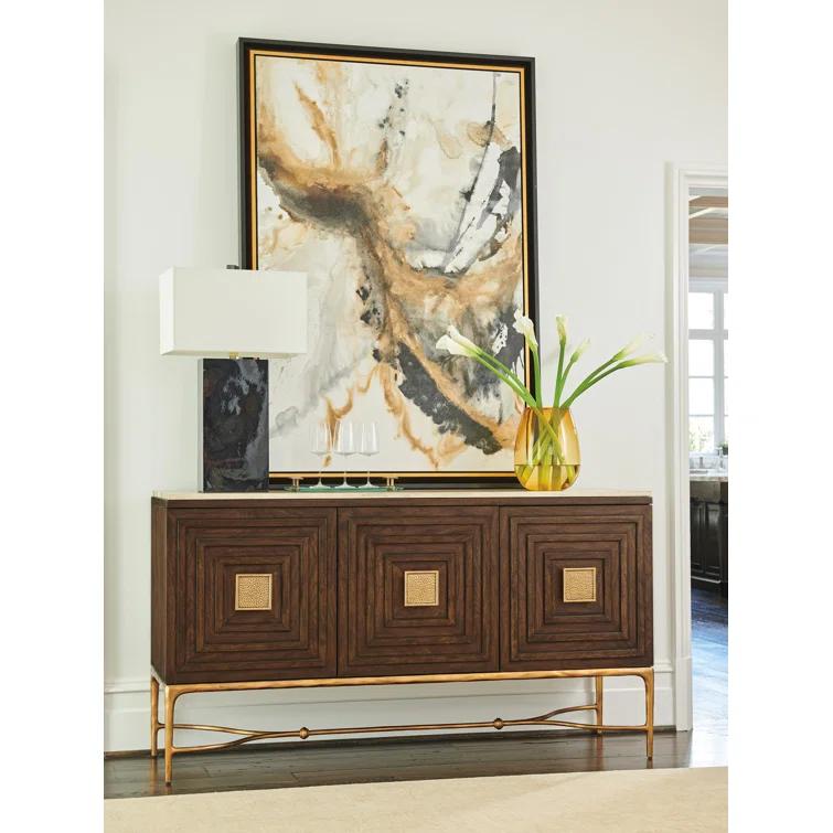 Lexington Silverado Tiburon Sideboard With Stone Top