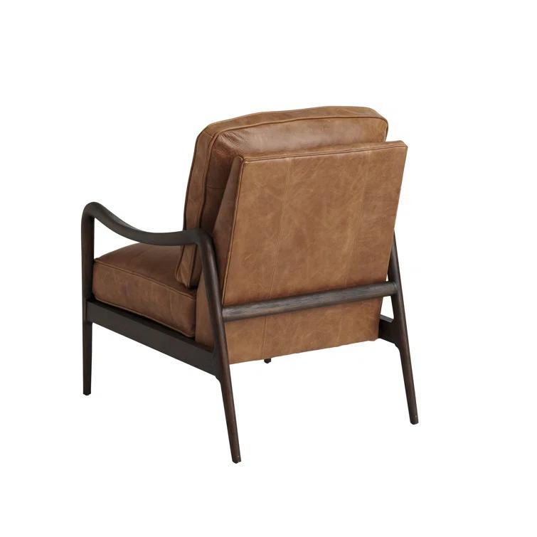Barclay Butera Upholstery Faux Leather Armchair