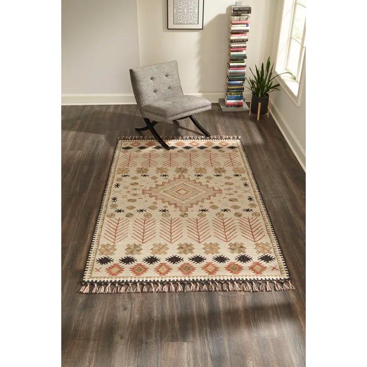 Momeni Tahoe Wool Hand Tufted Multi Area Rug 5' X 8'