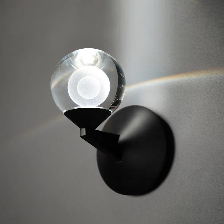 Modern Forms Double Bubble Aluminum LED Armed Sconce
