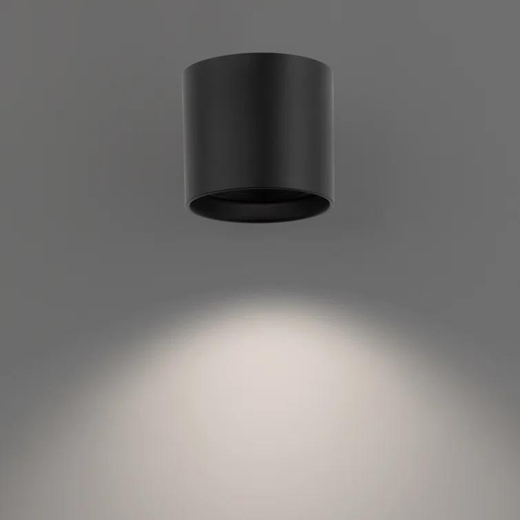 Squat LED Cylinder Outdoor Flush Mount