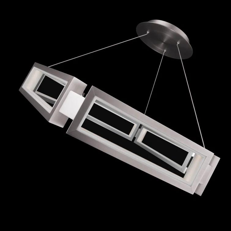 Modern Forms Mies 6 - Light Dimmable LED Geometric Chandelier