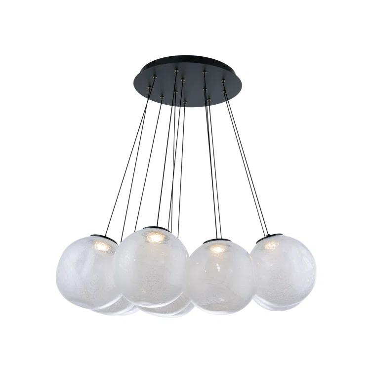 Cosmic 12 - Light Black LED Cluster Pendant