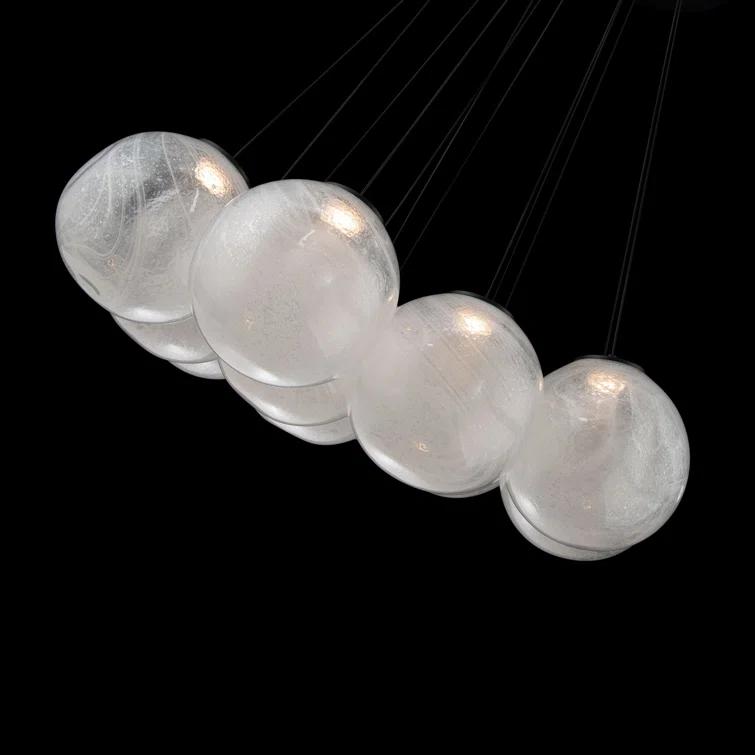 Cosmic 12 - Light Black LED Cluster Pendant