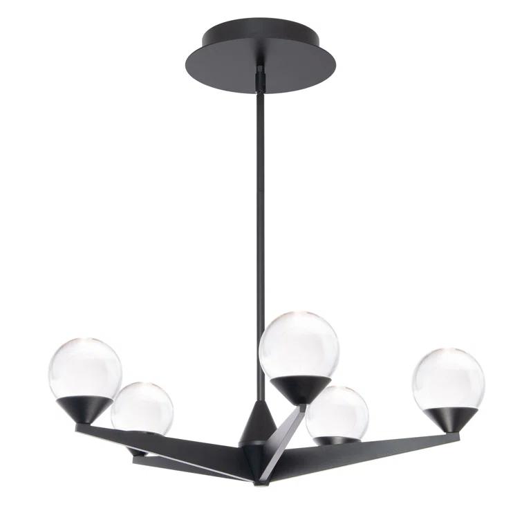 Modern Forms Double Bubble 5 - Light Dimmable LED Globe Chandelier