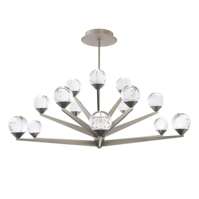 Double Bubble 15 - Light Dimmable LED Sputnik Sphere Chandelier