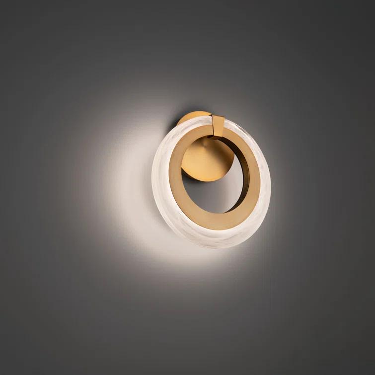 Serenity Aluminum LED Armed Sconce