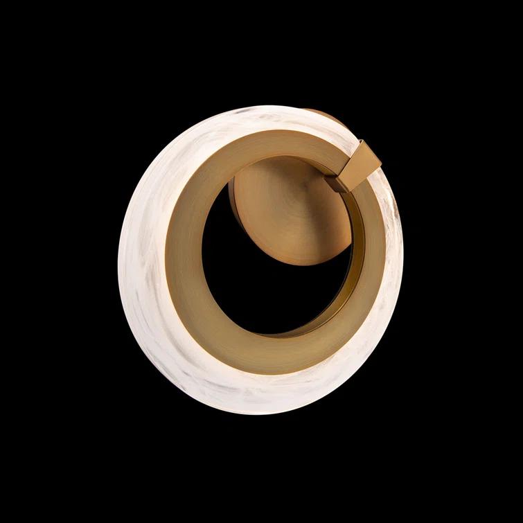 Serenity Aluminum LED Armed Sconce