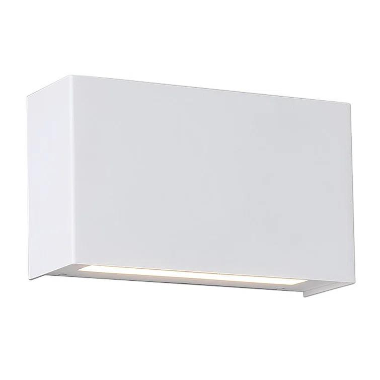 Black Aluminum Dimmable Direct Wired Electric Sconce