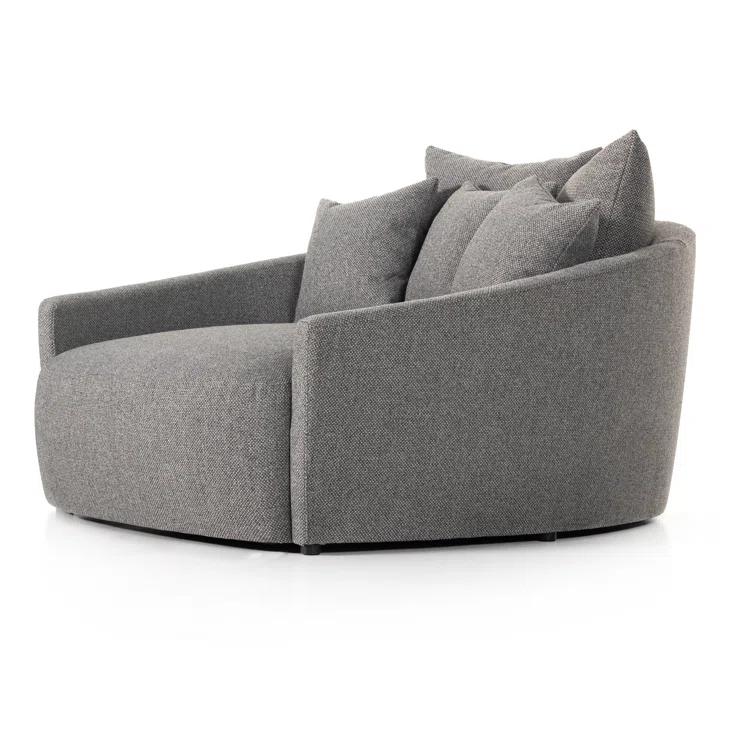 Kaila Media Lounger - Charcoal