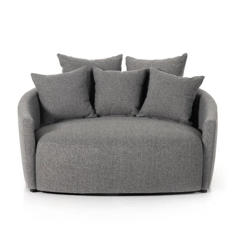 Kaila Media Lounger - Charcoal