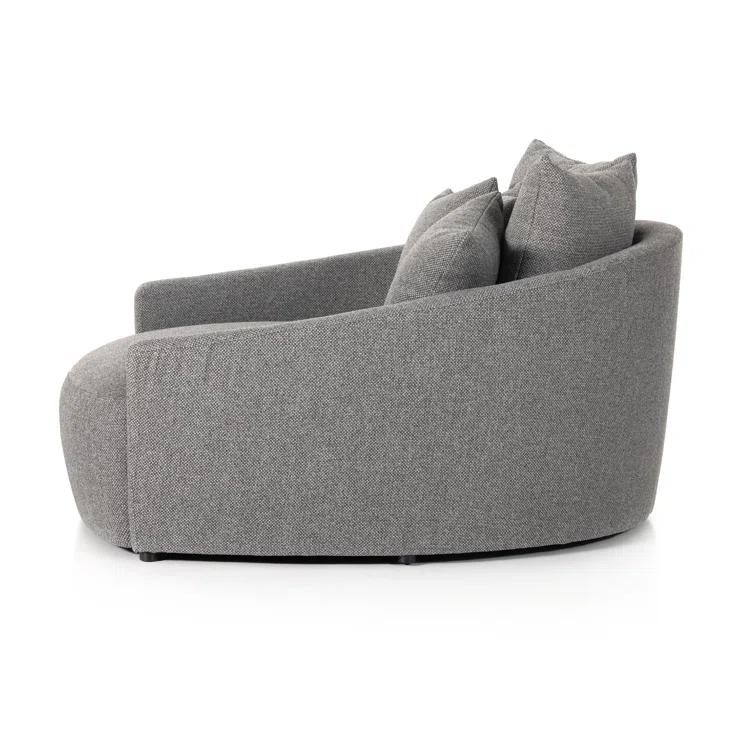 Kaila Media Lounger - Charcoal