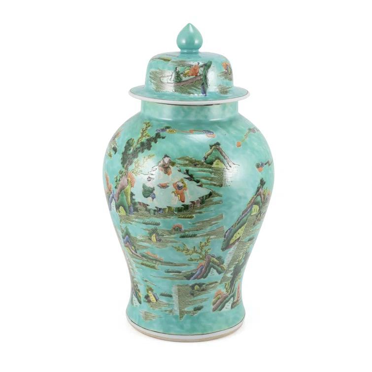 Chinoiserie Handmade Decorative Urns & Jars