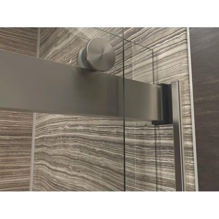 Levity 59.63" x 59.75" Bypass Bath Door with CleanCoat® Technology