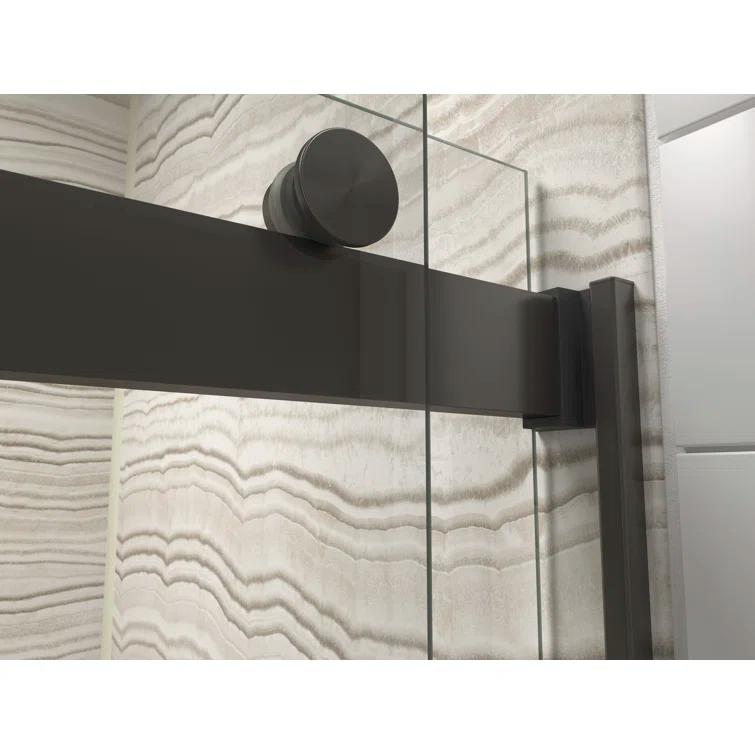 Levity 59.63" x 59.75" Bypass Bath Door with CleanCoat® Technology