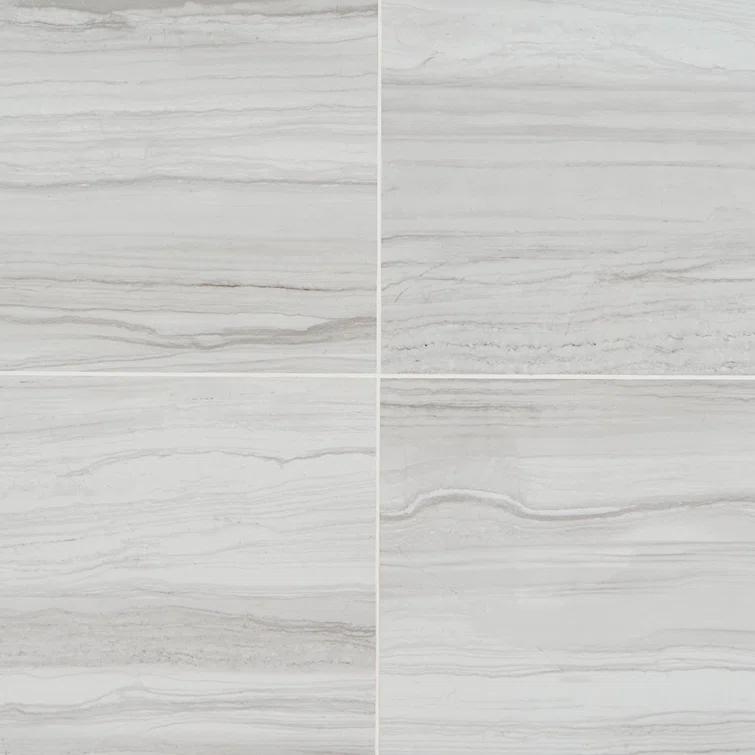 Bond Tile 12" x 24" Polished Marble Look Porcelain Floor and Wall Tile