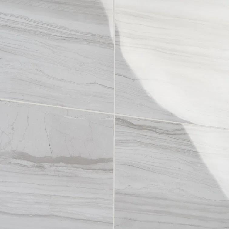 Bond Tile 12" x 24" Polished Marble Look Porcelain Floor and Wall Tile