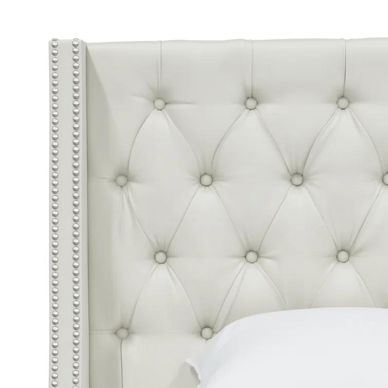 Annabel Upholstered Wingback Bed