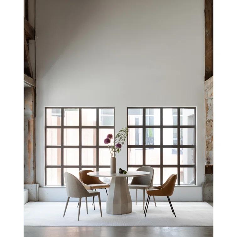 Chrysanthe Indoor / Outdoor Round Dining Table