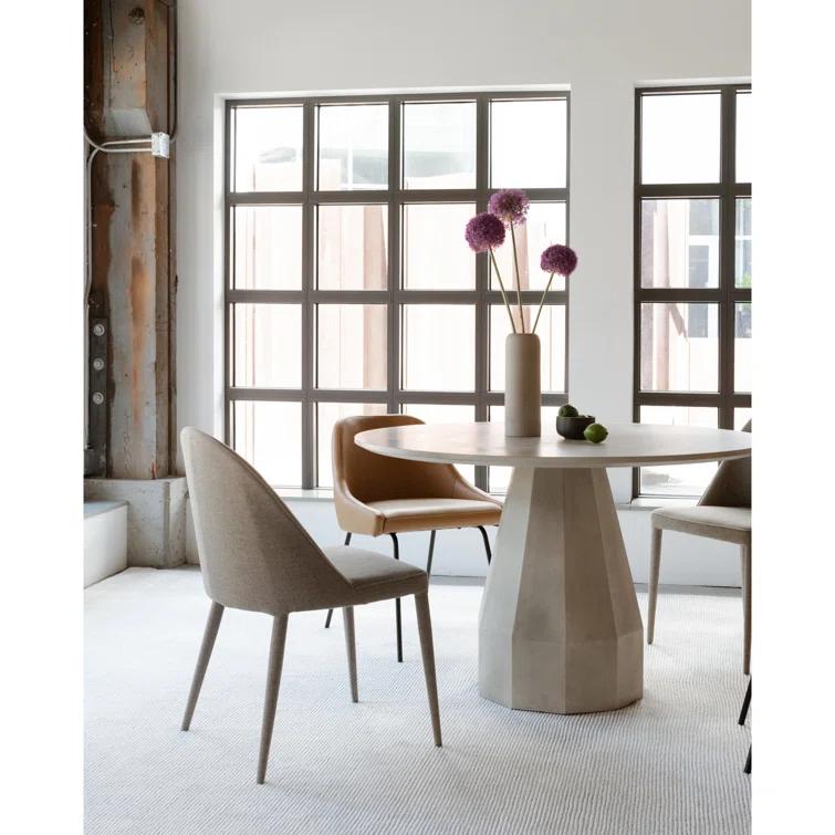 Chrysanthe Indoor / Outdoor Round Dining Table