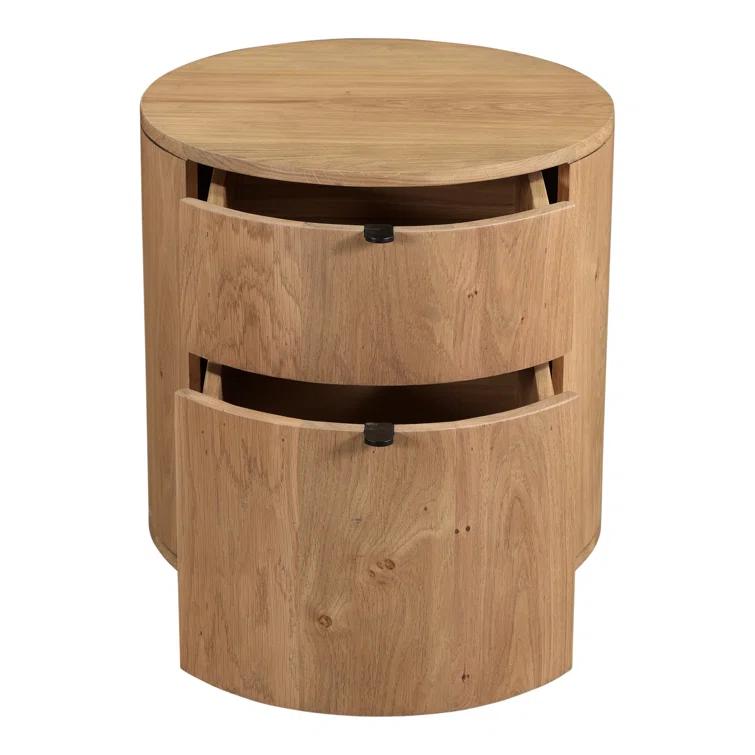 Kono 2-Drawer Nightstand - Natural