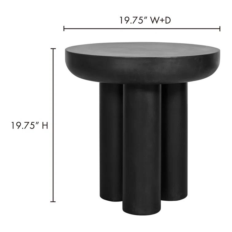Peagan Indoor / Outdoor Round Side Table