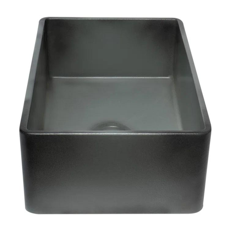 Alfi Brand ABCO3320SB 32'' L Farmhouse / Apron Single Bowl Fireclay Kitchen Sink