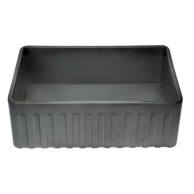 30'' L Farmhouse / Apron Single Bowl Fireclay Kitchen Sink