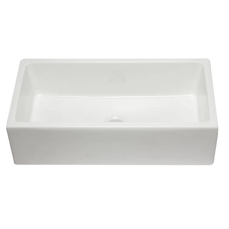 36'' L Farmhouse / Apron Single Bowl Fireclay Kitchen Sink
