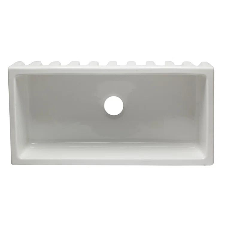 36'' L Farmhouse / Apron Single Bowl Fireclay Kitchen Sink