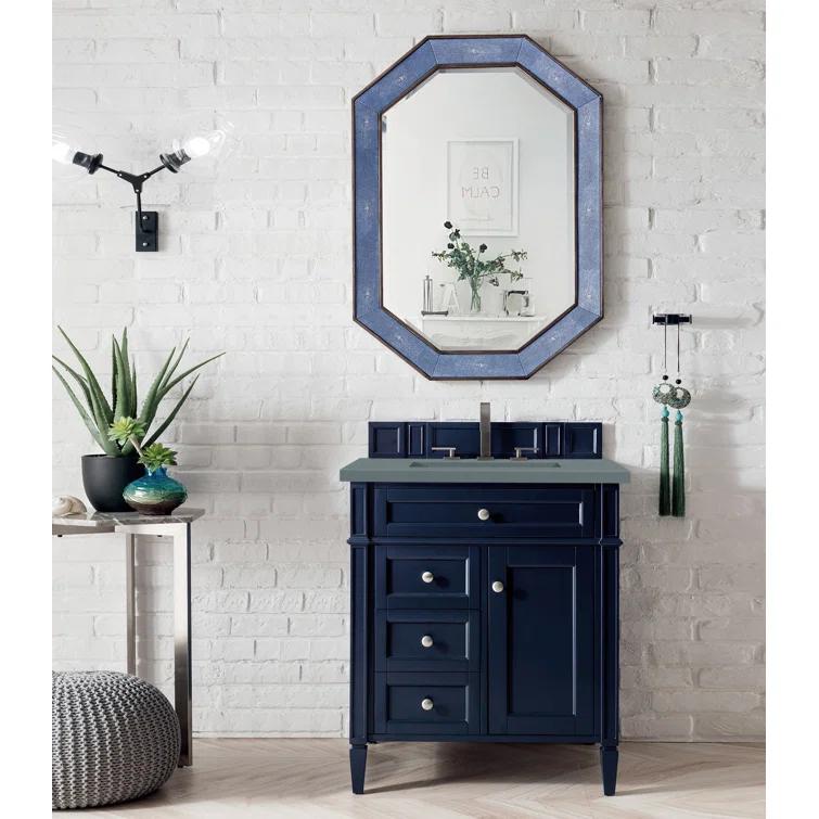 Victory Blue 30'' Freestanding Plywood Single Vanity