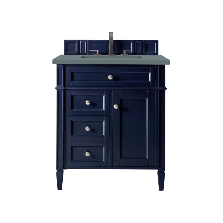 Victory Blue 30'' Freestanding Plywood Single Vanity