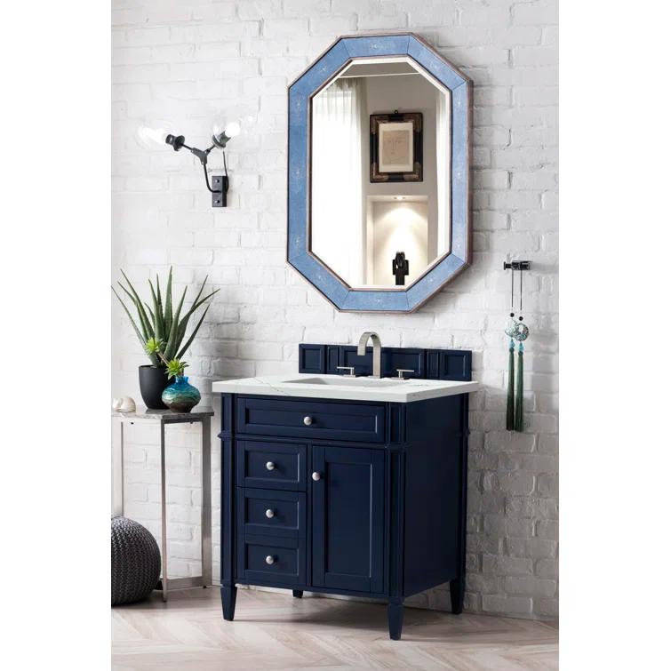 Victory Blue 30'' Freestanding Plywood Single Vanity