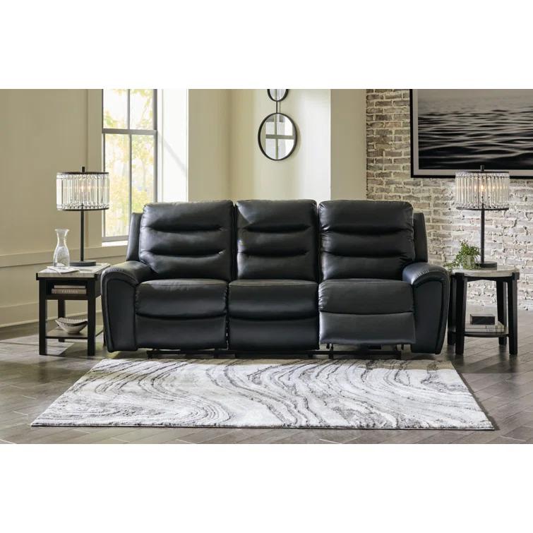Suresh 90'' Faux Leather Power Reclining Sofa