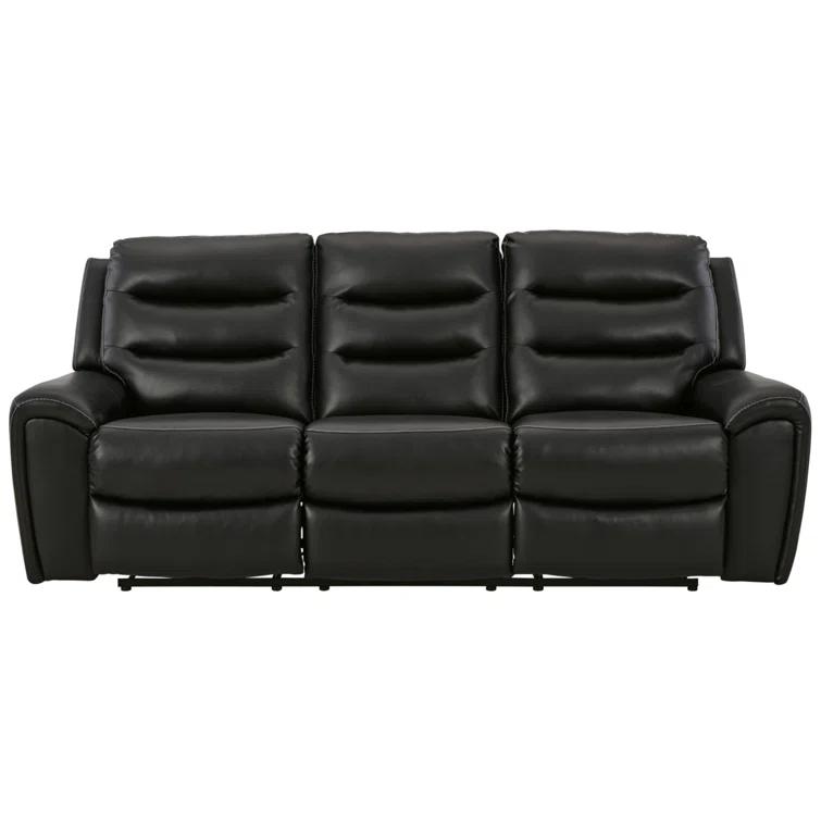 Suresh 90'' Faux Leather Power Reclining Sofa