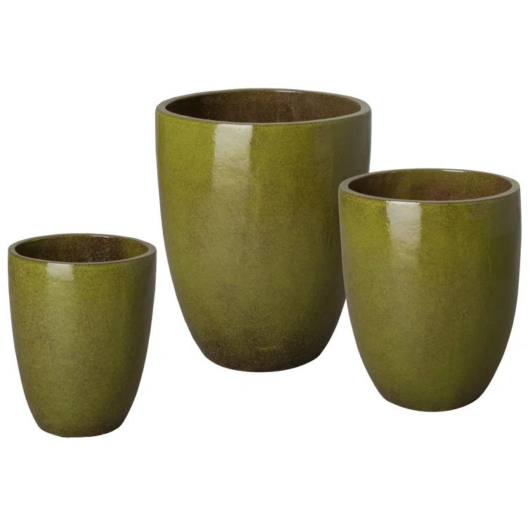 Emissary Rold Planter 15" x 20" - Green