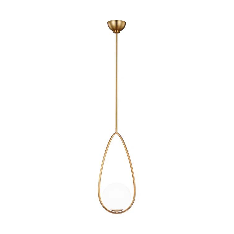 Galassia Pendant Light by AERIN - Burnished Brass / 9.5"W