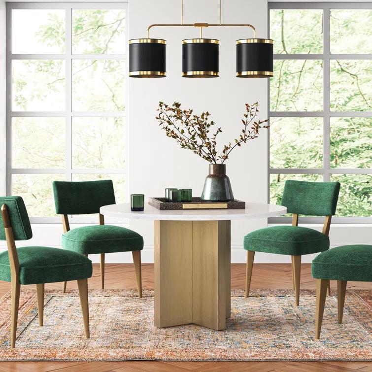 Rita 48'' Round Marble Dining Table