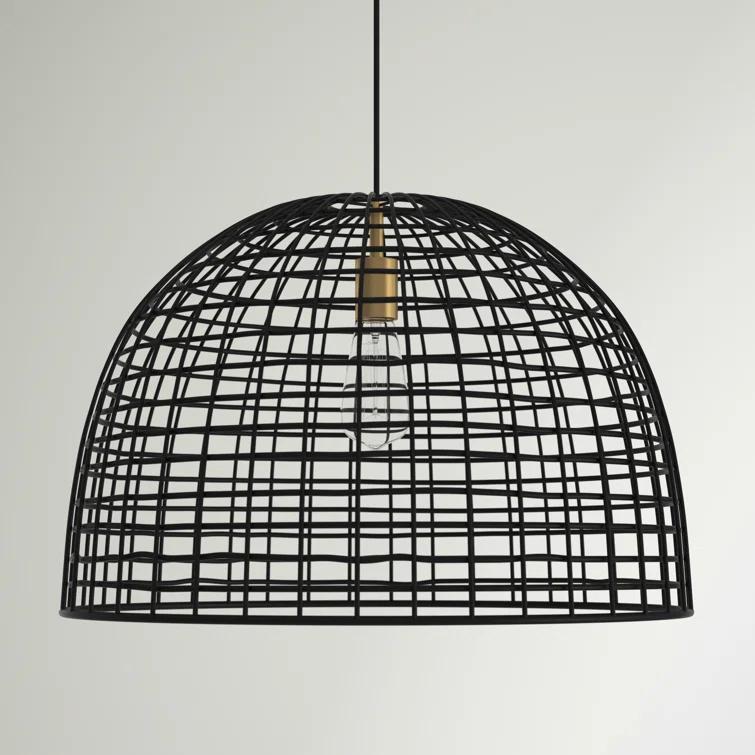 Wexler 1 - Light Pewter Single Pendant