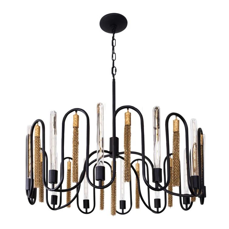 Darden 12 - Light Geometric Chandelier