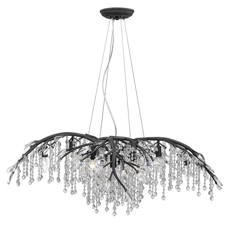 Willa Arlo™ Interiors Montriel 12 - Light Unique / Statement Geometric Chandelier with Crystal Accents & Reviews | Wayfair