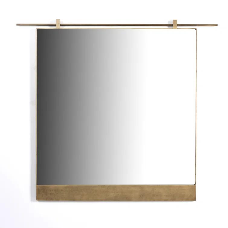 Hutton Metal Flat Wall Mirror